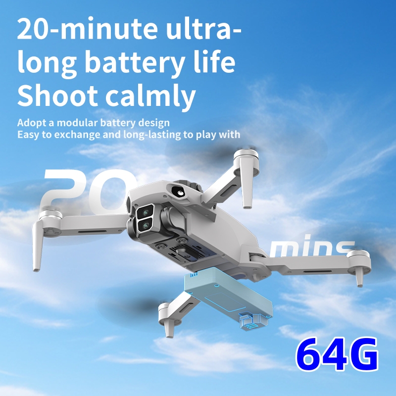 Drone Gimbal 2 Axis - 2025 New L600-1 PRO GPS Drone