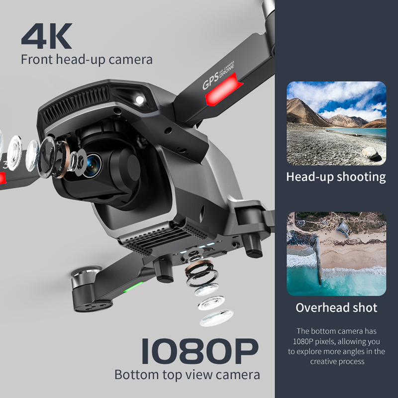 L106 Pro 3 Drone 5G WIFI FPV F - огляд і ціна Drone Gimbal 2 Axis